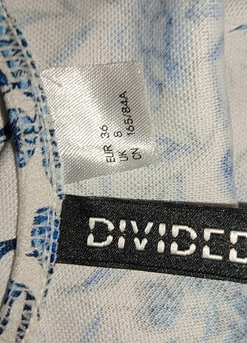 36 Beden mavi Renk h&m hm çiçekli elbise mavi