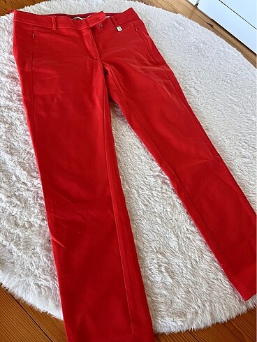 Beymen Nar Çiçeği rengi Yazlık Kadın Kumaş Pantalon/34-36