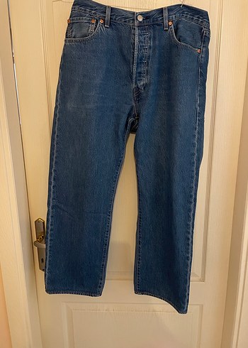 Levis Dugmeli Mavi Salas Erkek Kot Pantolon