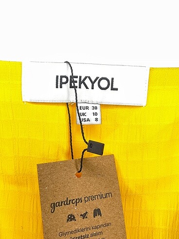 38 Beden sarı Renk ipekyol Askılı %70 İndirimli.