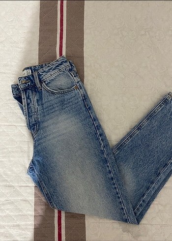 Stadivarius Mavi Kadın Denim Pantolon