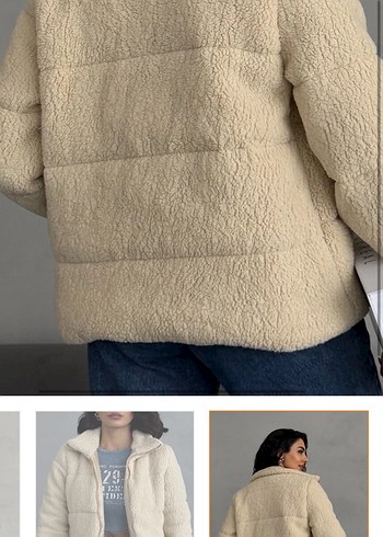 s Beden camel Renk Kürklü Camel Renkli Kadın Mont