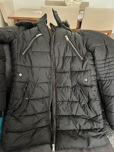 Orijinal Zara marka kalın mont