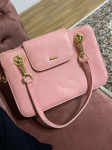 Diğer Pembe kol çantası