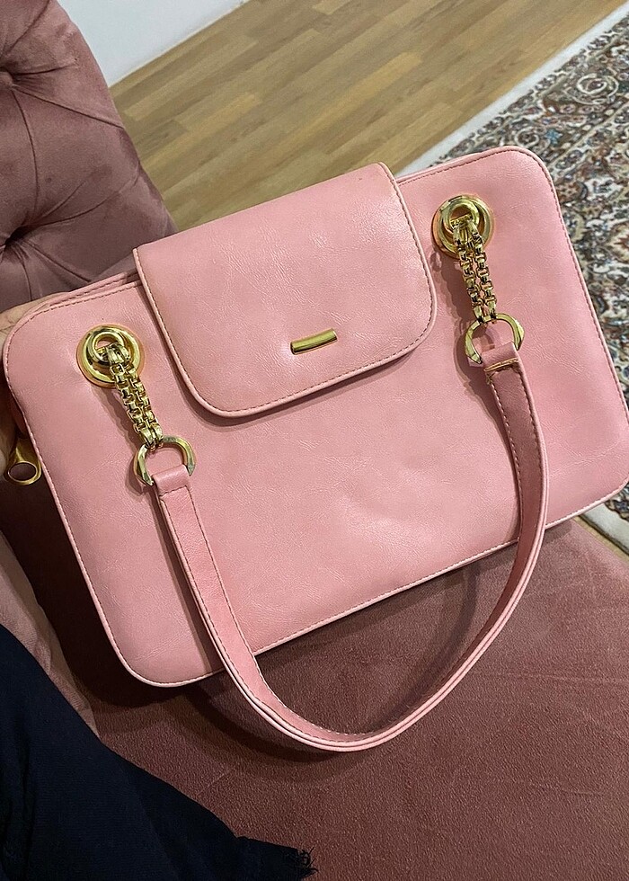 Pembe kol çantası - Görsel 2
