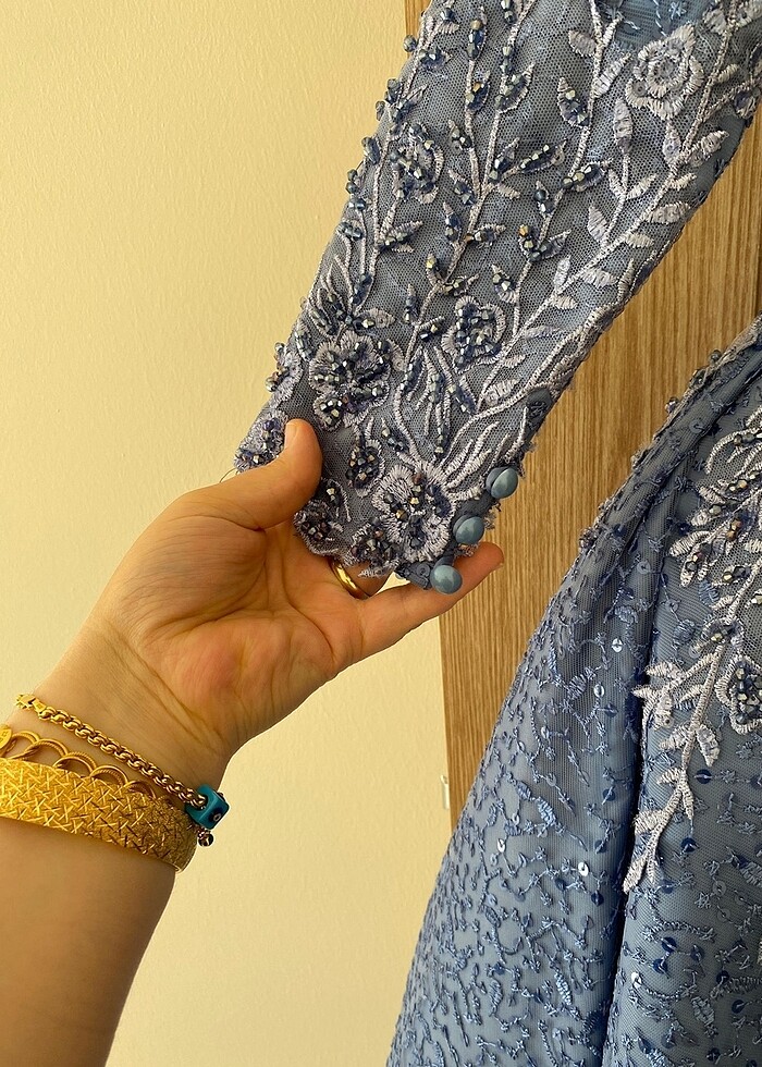 Tesettür Nişanlık Abiye - Görsel 4