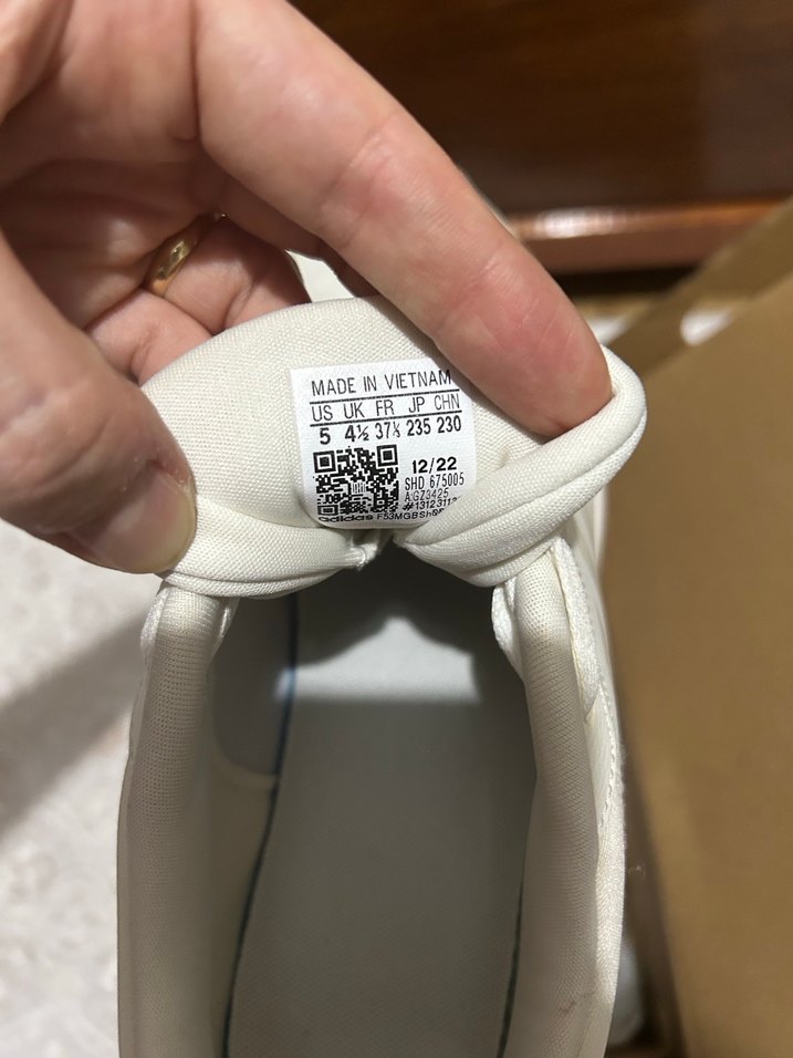 Orijinal Adidas Beyaz Kadın Spor Ayakkabı - Görsel 3