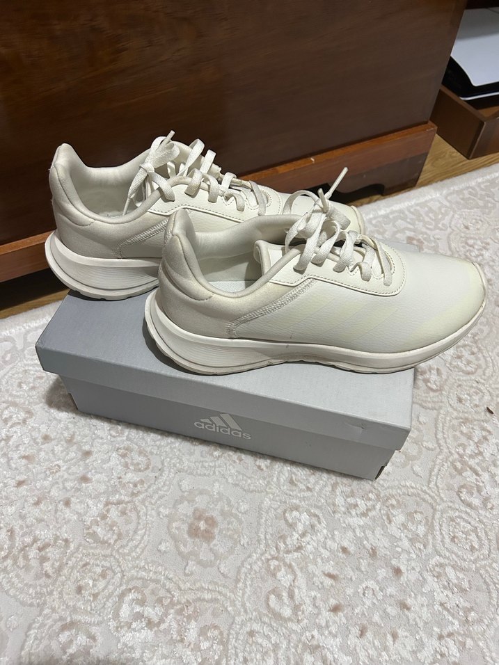 Orijinal Adidas Beyaz Kadın Spor Ayakkabı - Görsel 2