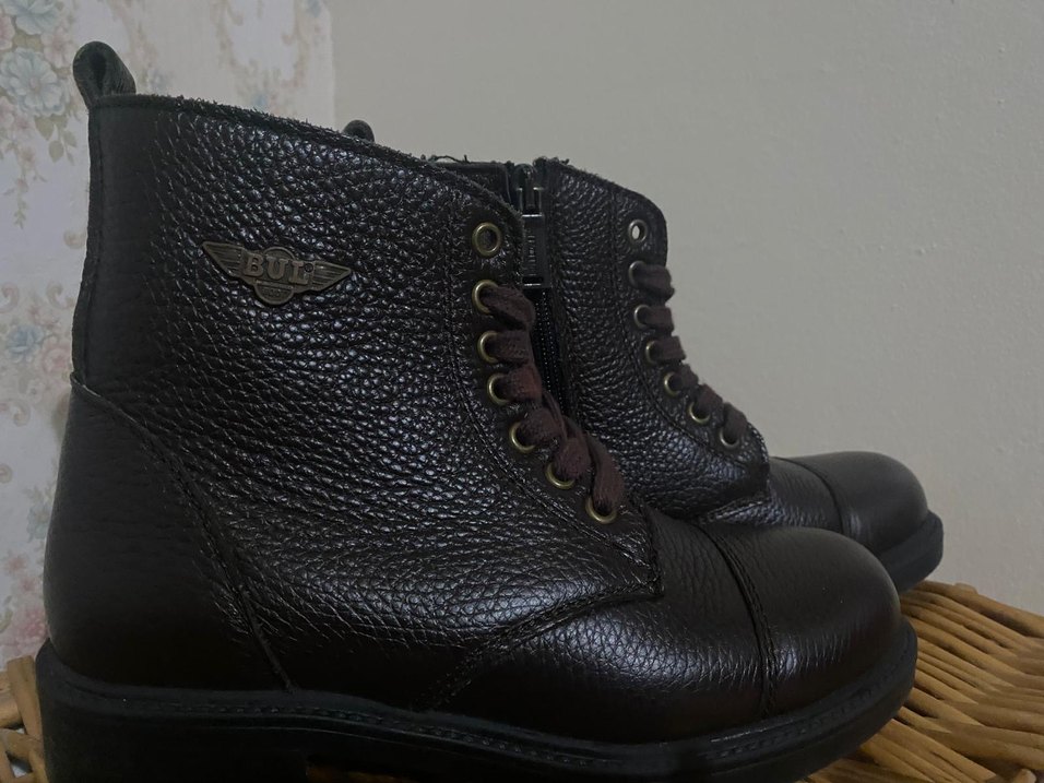 Bulldozer Kahverengi Gerçek Deri Kadın Bot Fermuarlı - Görsel 3