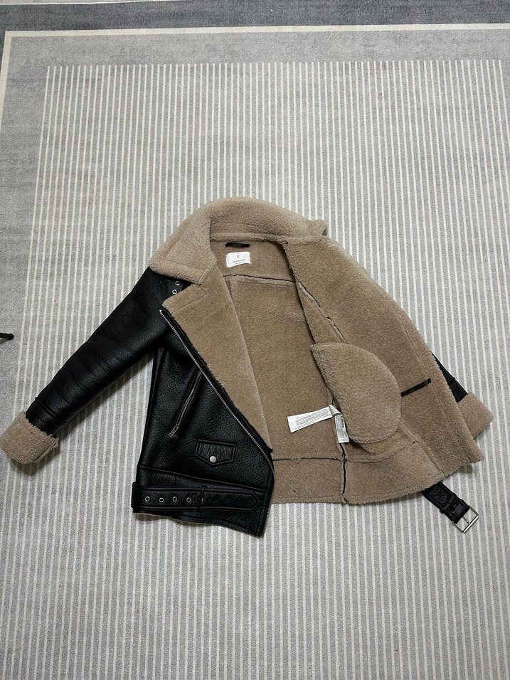 Stradivarius kadın siyah mont - Görsel 4