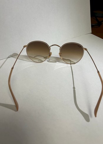 Ray-Ban RB3447 Round Metal Orijinal Kadın Güneş Gözlüğü - Görsel 4