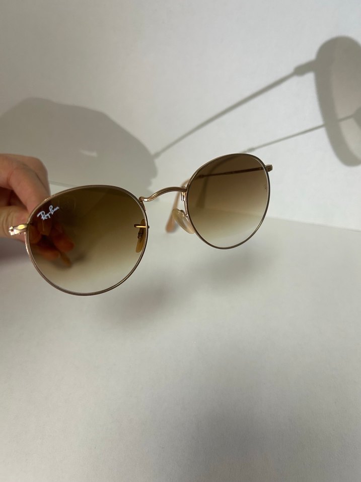 Ray-Ban RB3447 Round Metal Orijinal Kadın Güneş Gözlüğü - Görsel 2