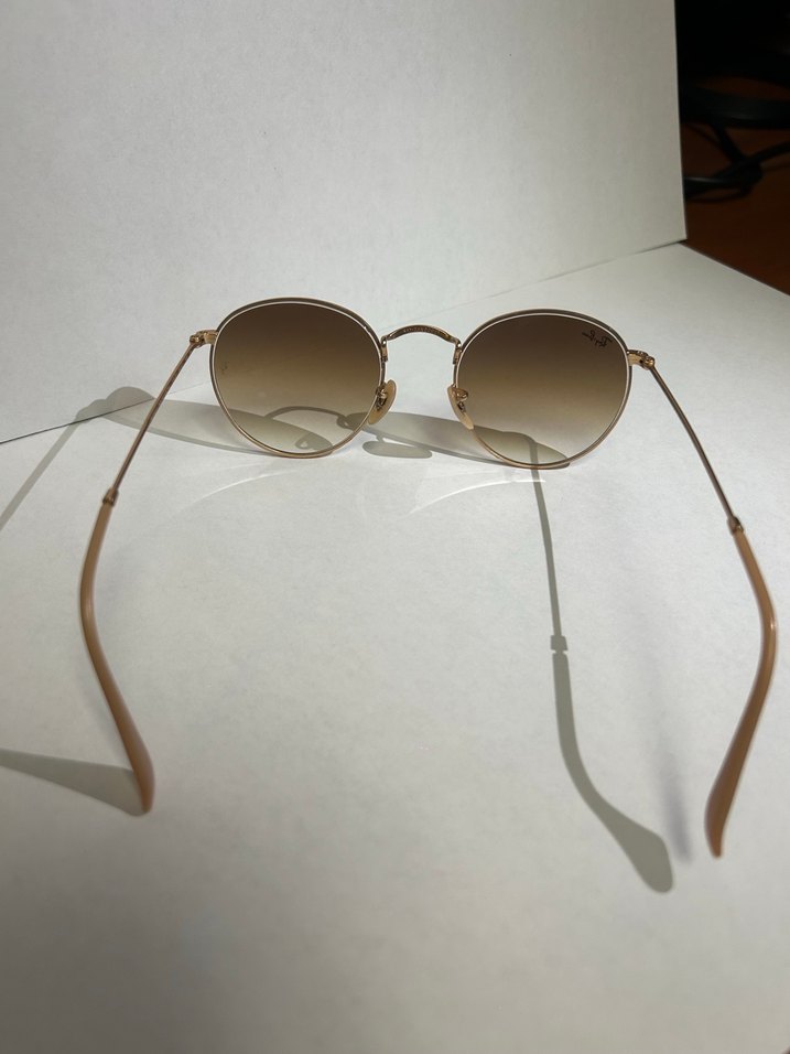 Ray-Ban RB3447 Round Metal Orijinal Kadın Güneş Gözlüğü - Görsel 4