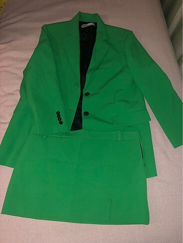 Zara Zara mini etek blazer ceket takımı
