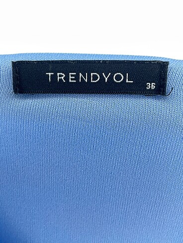 36 Beden mavi Renk Trendyol & Milla Kısa Elbise %70 İndirimli.
