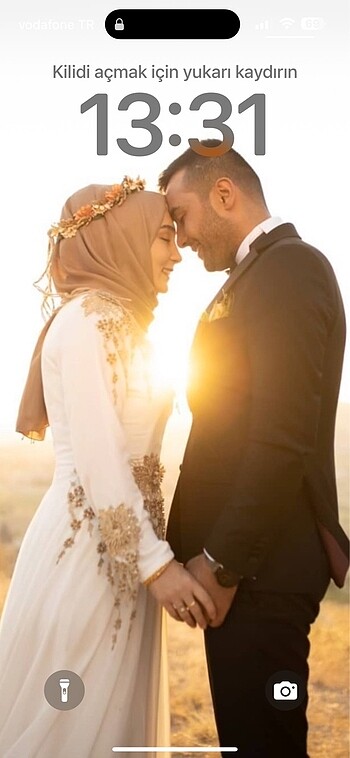 Nikah elbisesi beyaz abiye