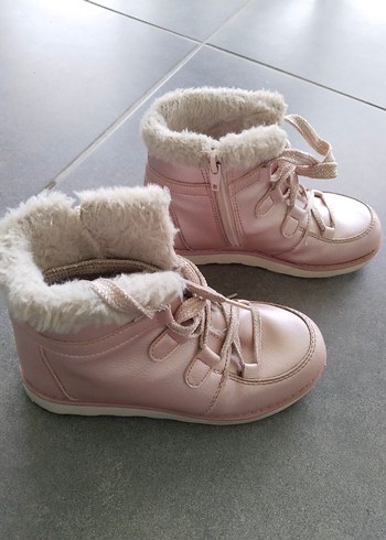 LC Waikiki Kız Çocuk Pembe KürklüBot - Görsel 2