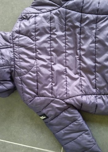 Kapüşonlu Kız Çocuk Mont - Görsel 3