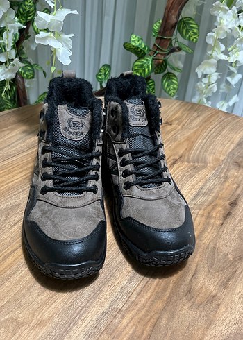 Kürk Detaylı Kamuflaj Desenli Erkek Outdoor Botu - Görsel 3