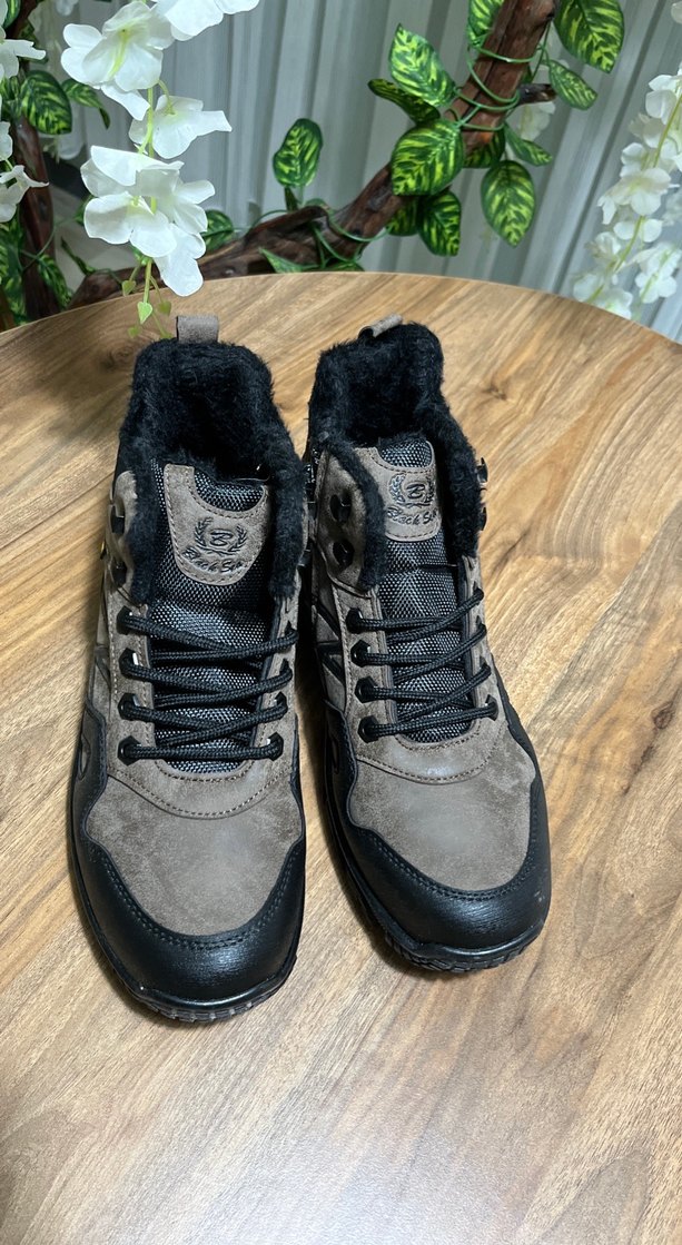 Kürk Detaylı Kamuflaj Desenli Erkek Outdoor Botu - Görsel 4