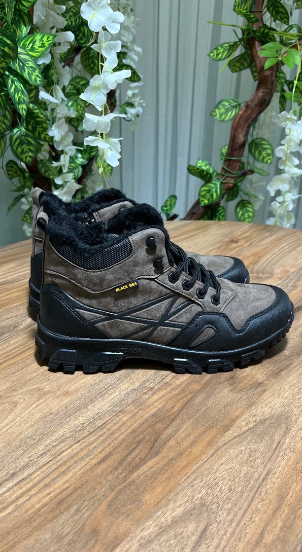 Kürk Detaylı Kamuflaj Desenli Erkek Outdoor Botu - Görsel 2