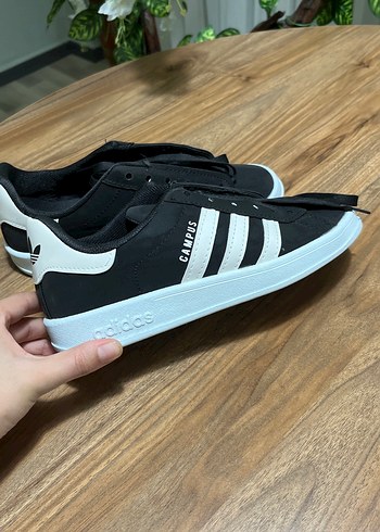 Siyah Adidas Campus  Spor Ayakkabı - Görsel 2