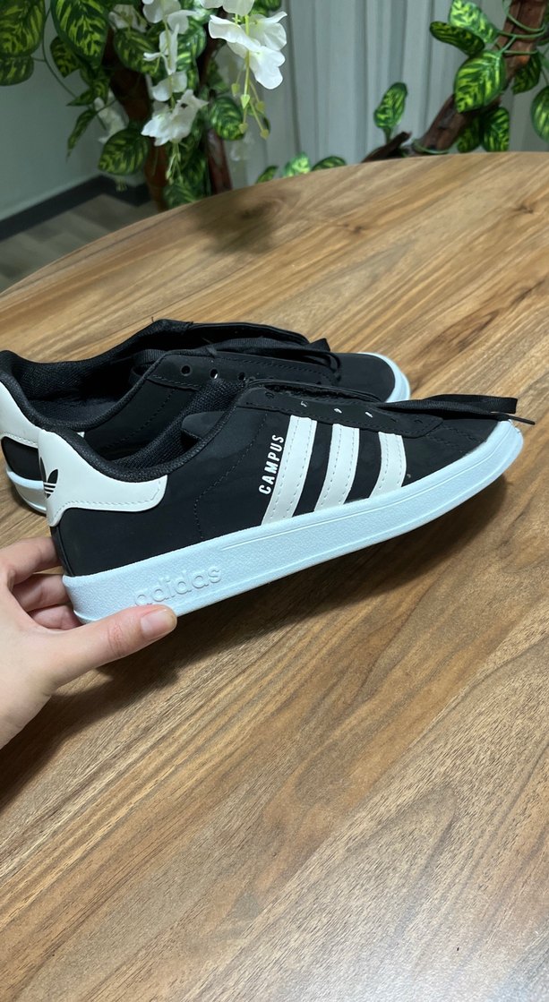 Siyah Adidas Campus  Spor Ayakkabı - Görsel 2
