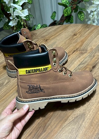 Caterpillar Kahverengi Bağcıklı Erkek Bot - Görsel 2