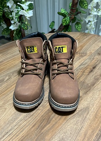 Caterpillar Kahverengi Bağcıklı Erkek Bot - Görsel 3