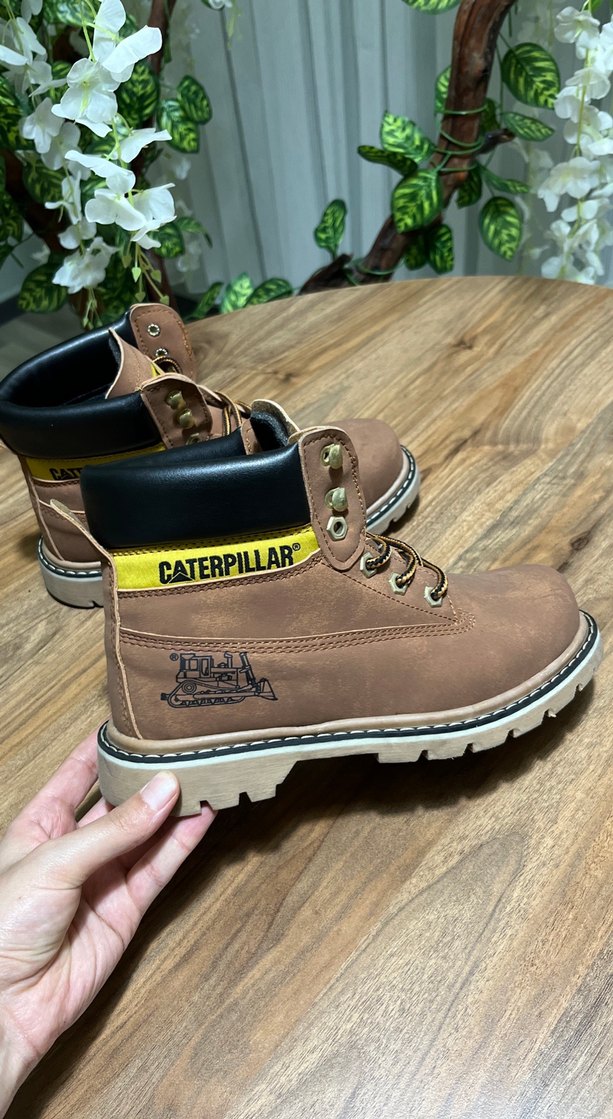 Caterpillar Kahverengi Bağcıklı Erkek Bot - Görsel 2