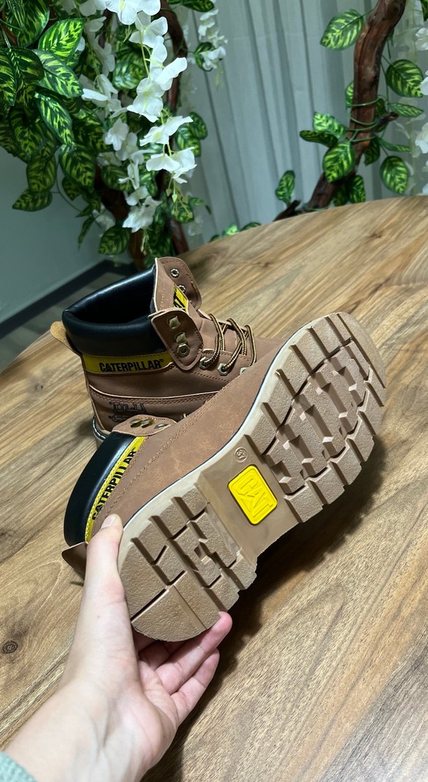 Caterpillar Kahverengi Bağcıklı Erkek Bot - Görsel 5