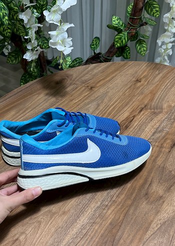 Mavi Erkek Spor Ayakkabı Elastik Bağcıklı - Görsel 2