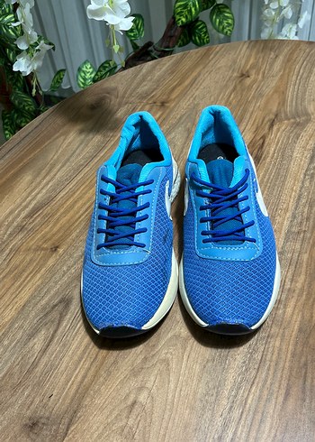 Mavi Erkek Spor Ayakkabı Elastik Bağcıklı - Görsel 3