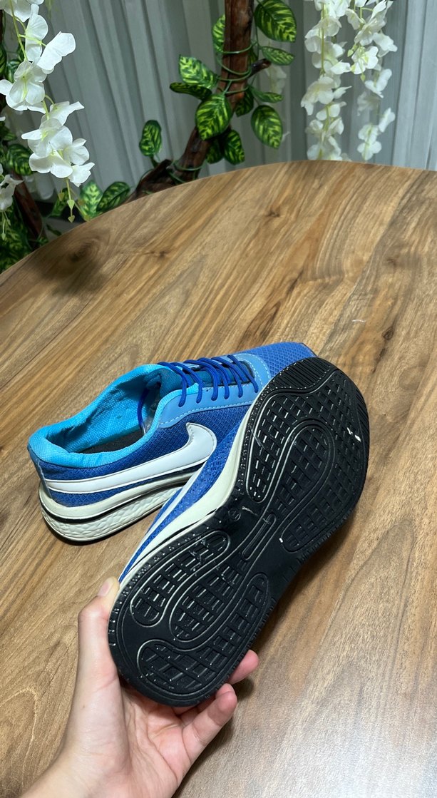 Mavi Erkek Spor Ayakkabı Elastik Bağcıklı - Görsel 4