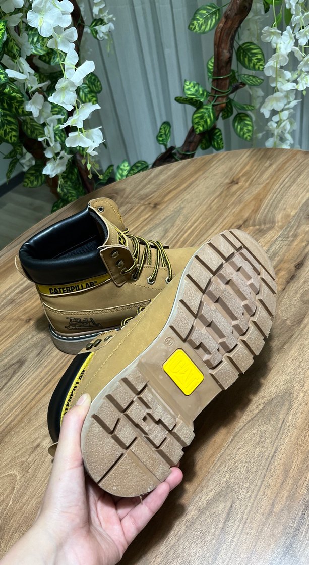 Caterpıllar markalı Sarı Renkli Platform Bot - Görsel 5