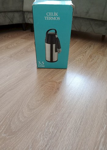 3,5 L Çelik Termos - Gri