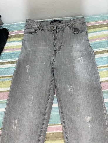 34 Beden gri Renk Kot pantolon