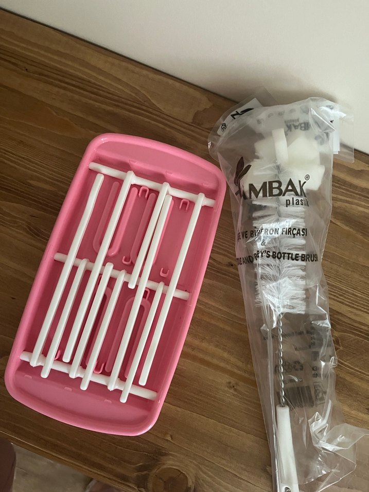 Biberon Kurutucu ve Temizleme Fırçası Seti - Görsel 2