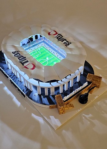  Beden Renk El Yapimi 3D Beşiktaş Stadyum Maketi, Plaka Hediyeli