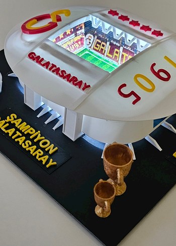 El Yapimi 3D Galatasaray Stadyum Maketi, Plaka Hediyeli