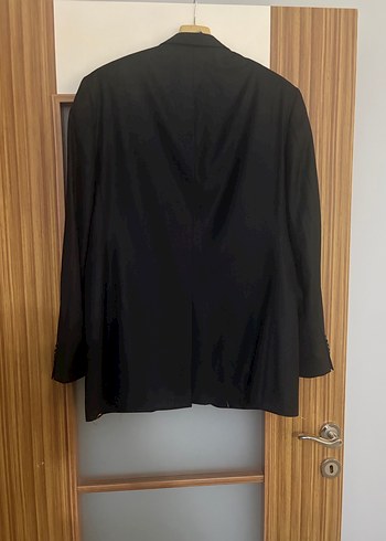 Düğmeli Siyah Erkek Ofis Takım Elbise Ceketi - Görsel 3