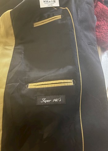 Düğmeli Siyah Erkek Ofis Takım Elbise Ceketi - Görsel 9