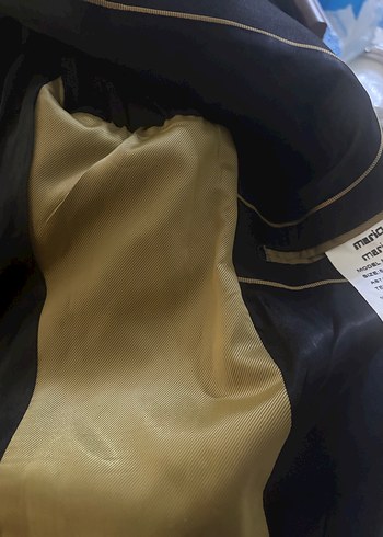 Düğmeli Siyah Erkek Ofis Takım Elbise Ceketi - Görsel 8