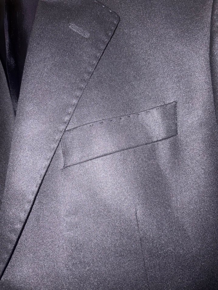 Düğmeli Siyah Erkek Ofis Takım Elbise Ceketi - Görsel 4