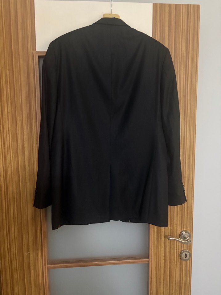 Düğmeli Siyah Erkek Ofis Takım Elbise Ceketi - Görsel 3