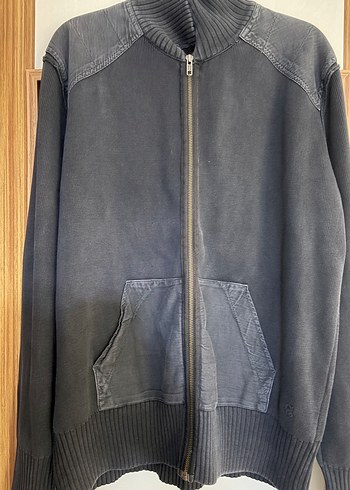 Erkek Fermuarlı Yüksek Yakalı Kazak - Görsel 3