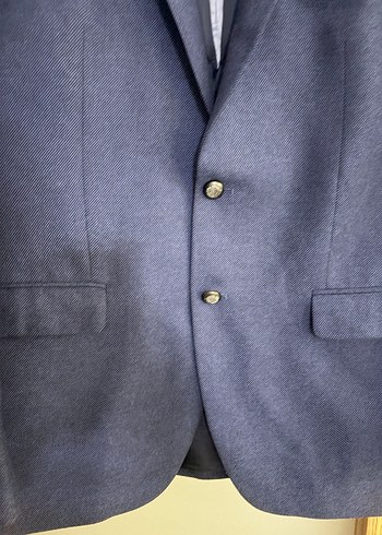 Klasik Lacivert Erkek Takım Elbise Ceket - Görsel 3