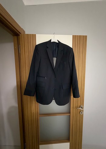 Lacivert Erkek Ofis Takım Elbise Ceketi - Görsel 2