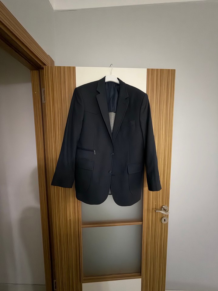 Lacivert Erkek Ofis Takım Elbise Ceketi - Görsel 2