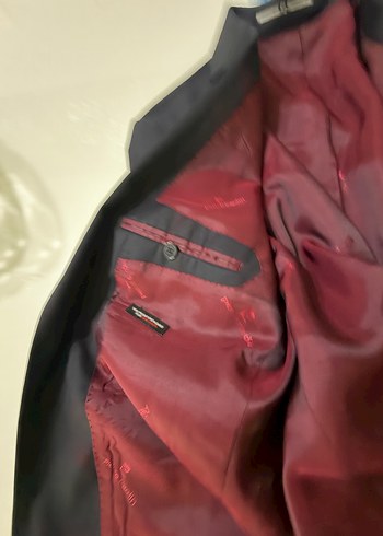 Erkek  siyahDüğmeli Ofis Takım Elbise - Görsel 9